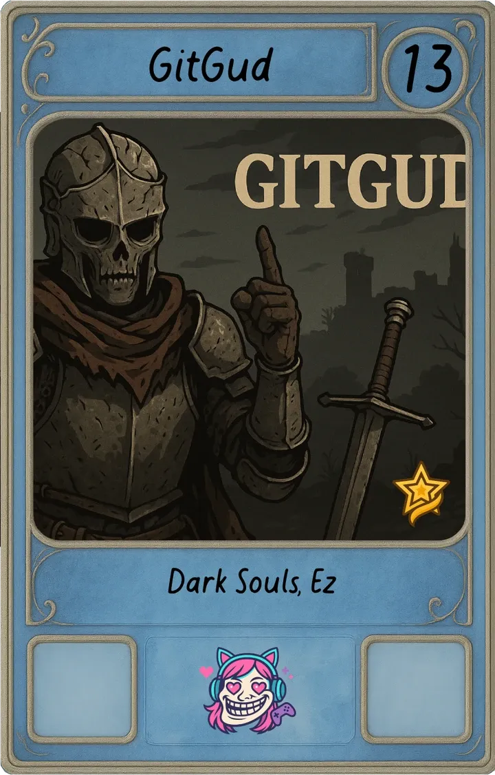 GitGud, saison 1 : coût 13.